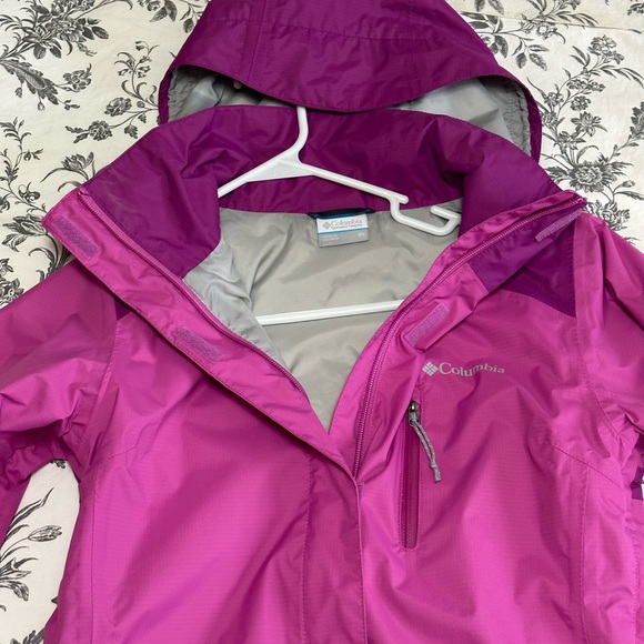 Columbia Women's Rain Jacket Size XS pink and purple - Picture 5 of 5